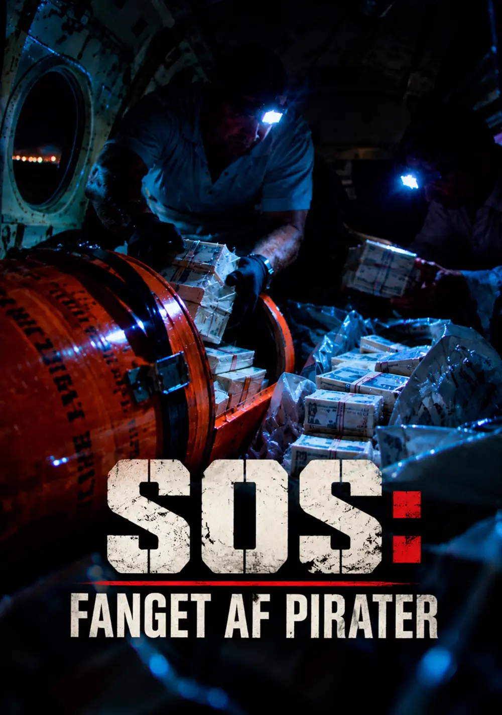 Plakat for SOS: Fanget af Pirater